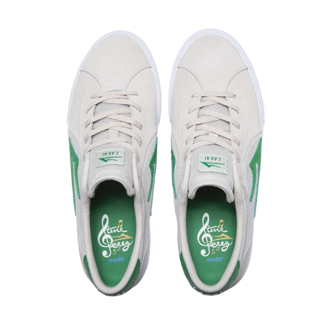 LAKAI FLACO II CREAM SUEDE SHOE