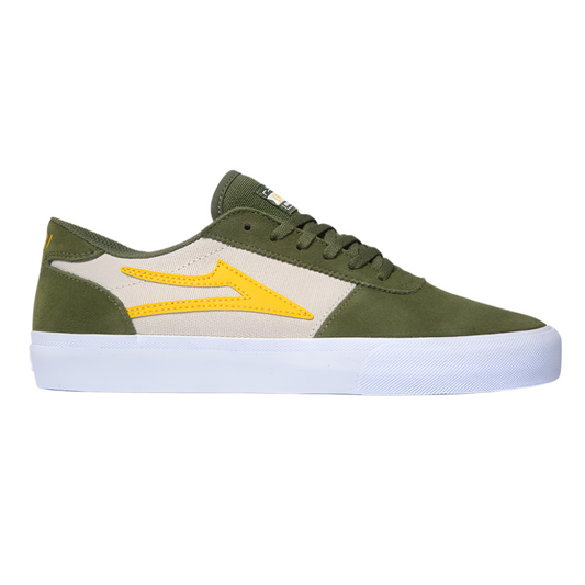 LAKAI MANCHESTER CHIVE SUEDE SHOE