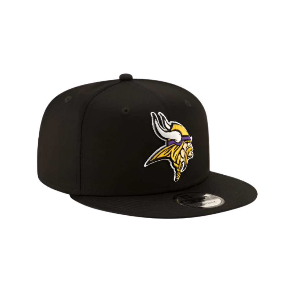 MINNESOTA VIKINGS 9FIFTY NEW ERA BLACK SNAPBACK HAT