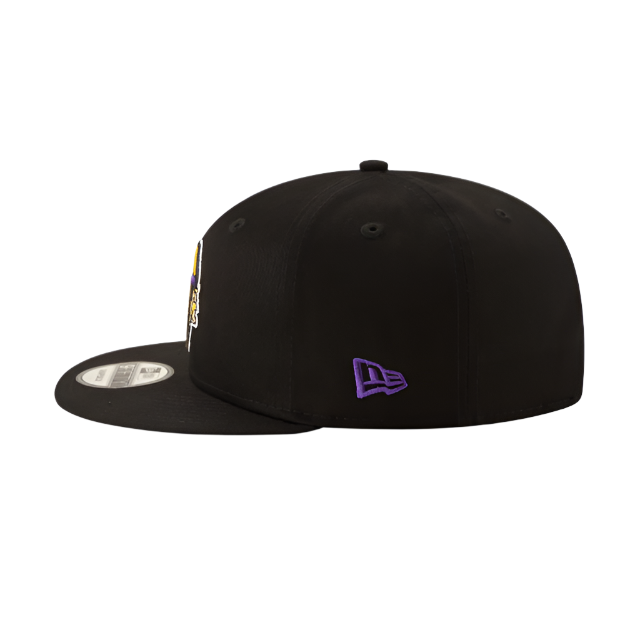 MINNESOTA VIKINGS 9FIFTY NEW ERA BLACK SNAPBACK HAT