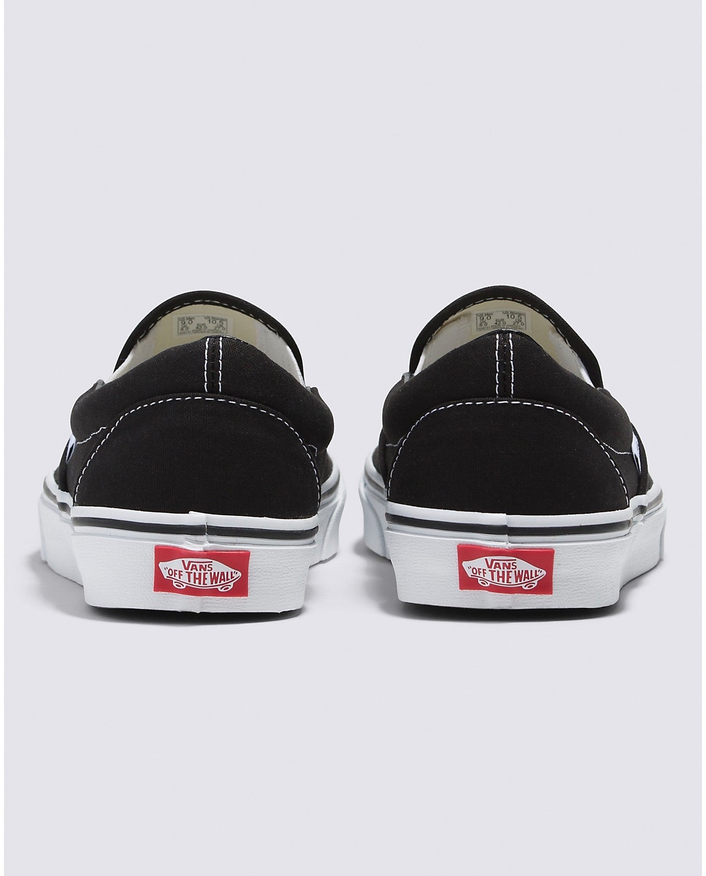 VANS CLASSIC SLIP-ON BLACK SHOE
