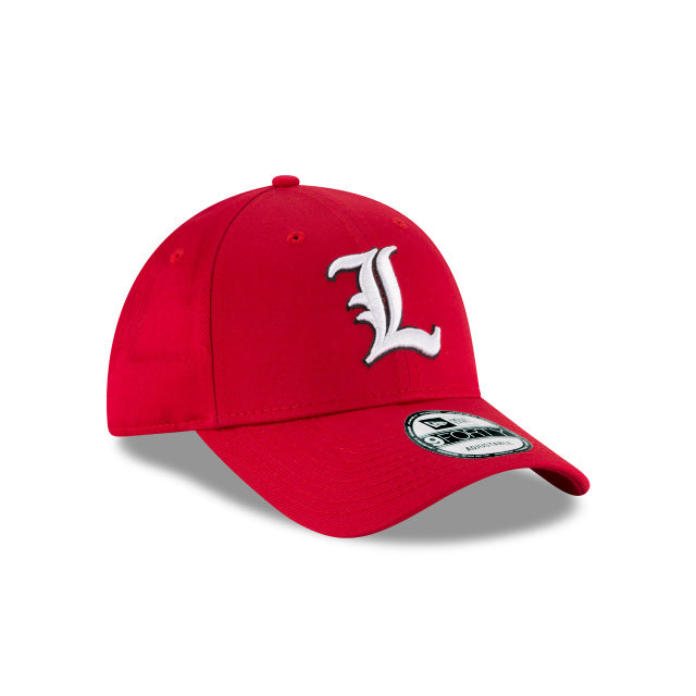 LOUISVILLE CARDINALS NEW ERA 9FORTY RED ADJUSTABLE VELCRO HAT
