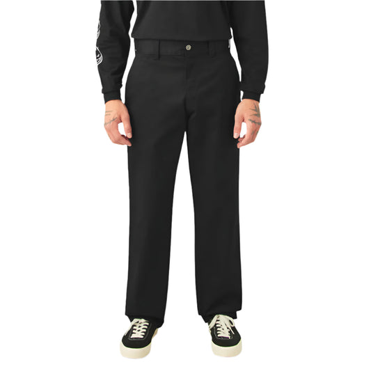 DICKIES X SPITFIRE FLANNEL CUFF PANTS - BLACK