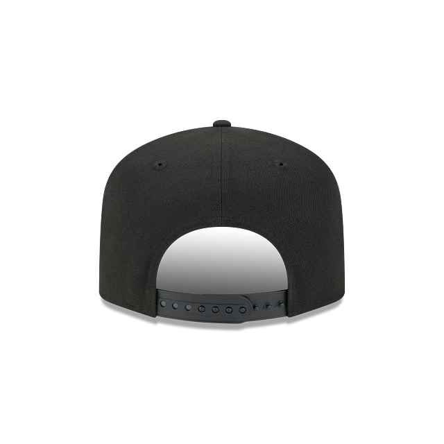 LAS VEGAS KNIGHTS 9FIFTY A-FRAME NEW ERA NHL SCRIPT SNAPBACK HAT
