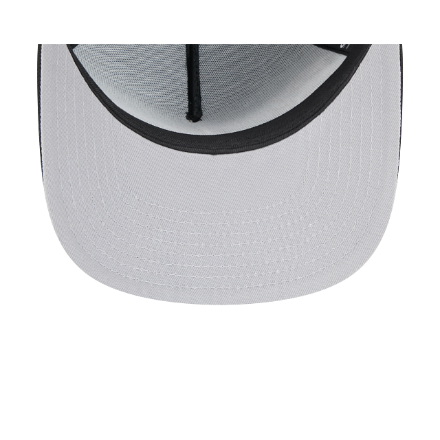 BOSTON BRUINS 9FIFTY A-FRAME NEW ERA NHL BLACK SCRIPT SNAPBACK HAT