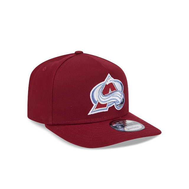 COLORADO AVALANCHES 9FIFTY A-FRAME NEW ERA NHL MAROON SNAPBACK HAT
