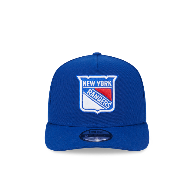 NEW YORK RANGERS 9FIFTY A-FRAME NEW ERA NHL BLUE SNAPBACK HAT