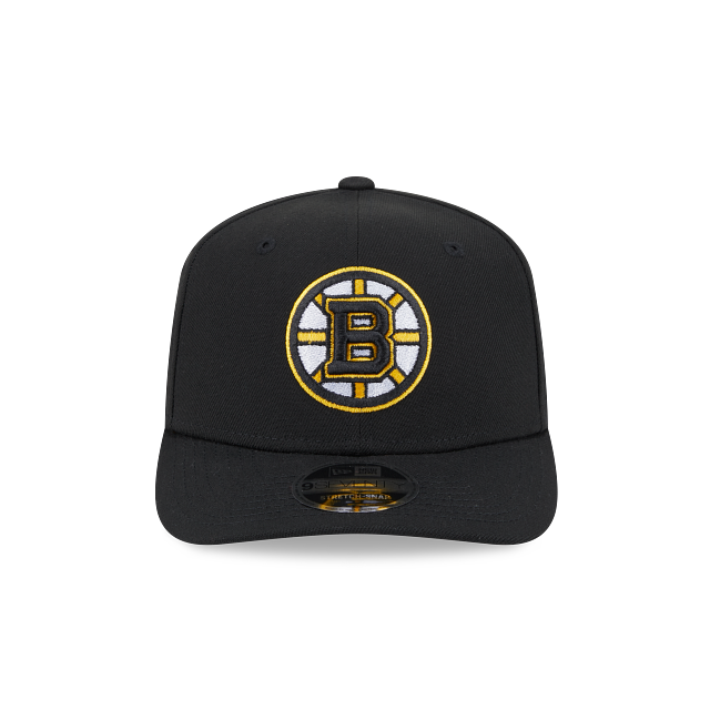 BOSTON BRUINS NEW ERA NHL 9SEVENTY ADJUSTABLE BLACK SNAPBACK HAT