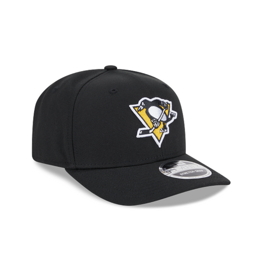 PITTSBURGH PENGUINS NEW ERA NHL 9SEVENTY ADJUSTABLE BLACK SNAPBACK HAT