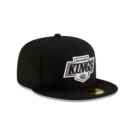 LOS ANGELES KINGS NEW ERA NHL 59FIFTY BLACK FITTED HAT