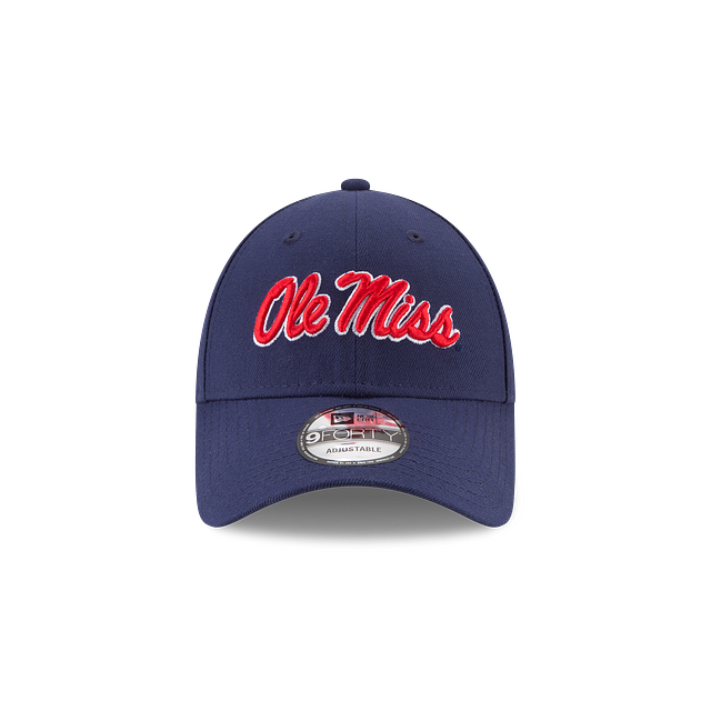 OLE MISS REBELS 9FORTY NEW ERA NAVY ADJUSTABLE HAT