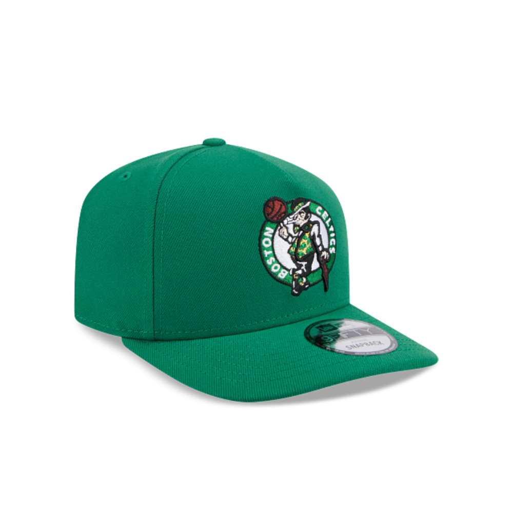 BOSTON CELTICS NEW ERA NBA 9FIFTY A-FRAME GREEN SNAPBACK HAT