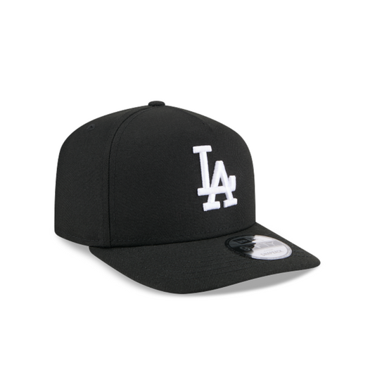 LOS ANGELES DODGERS NEW ERA MLB 9FIFTY A-FRAME BLACK/WHITE SNAPBACK HAT
