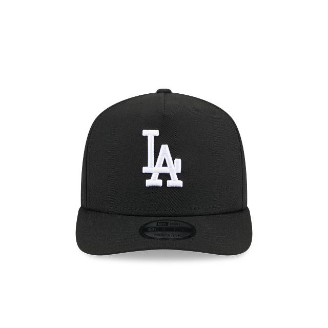 LOS ANGELES DODGERS NEW ERA MLB 9FIFTY A-FRAME BLACK/WHITE SNAPBACK HAT