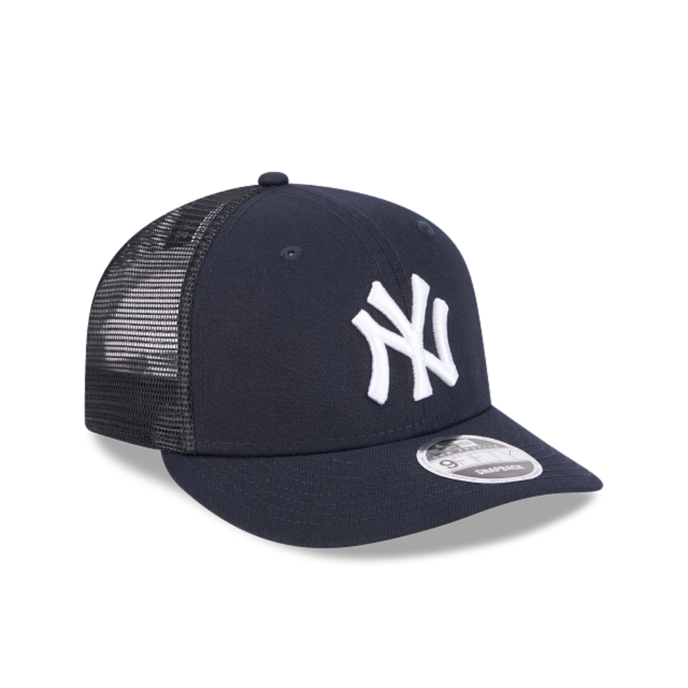 NEW YORK YANKEES 9FIFTY NEW ERA LOW PROFILE DARK NAVY MESH SNAPBACK HAT