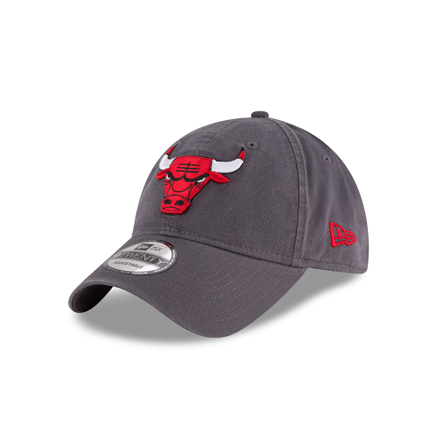 CHICAGO BULLS 9TWENTY NEW ERA CORE CLASSIC GREY ADJUSTABLE HAT