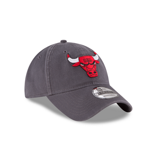 CHICAGO BULLS 9TWENTY NEW ERA CORE CLASSIC GREY ADJUSTABLE HAT