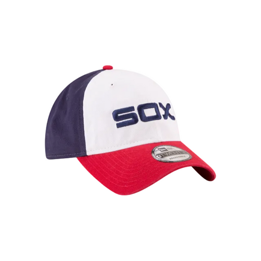 CHICAGO WHITE SOX NEW ERA 9TWENTY CORE CLASSIC RED BLUE & WHITE ADJUSTABLE HAT