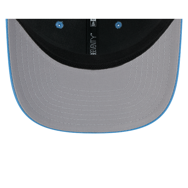 HOUSTON OILERS NEW ERA NFL 9SEVENTY ADJUSTABLE BLUE TRUCKER SNAPBACK HAT