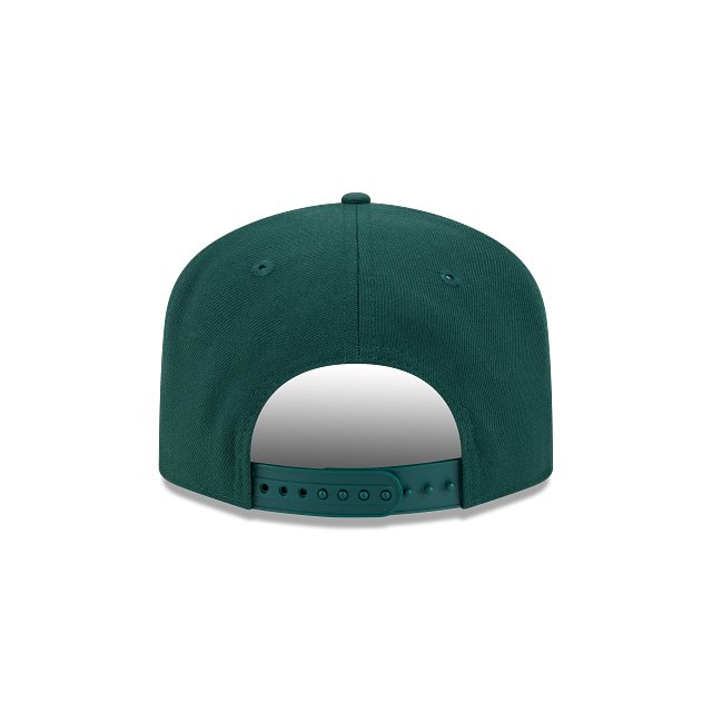 MINNESOTA WILD 9FIFTY A-FRAME NEW ERA NHL GREEN SCRIPT SNAPBACK HAT