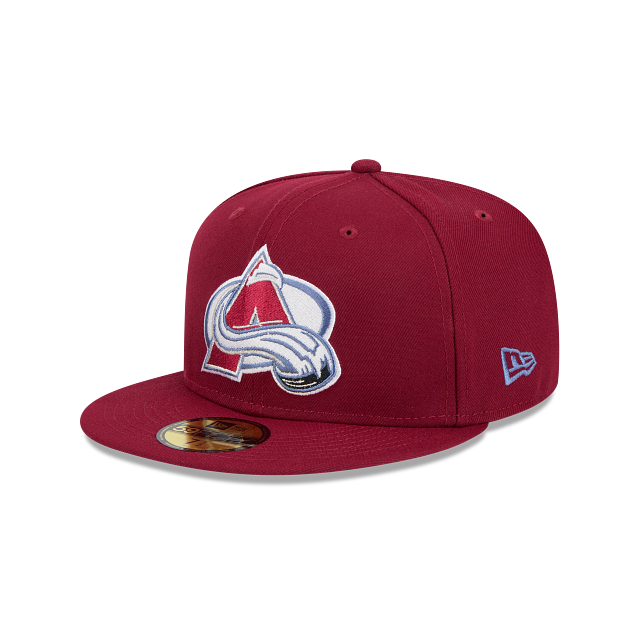 COLORADO AVALANCHES NEW ERA NHL 59FIFTY MAROON FITTED HAT