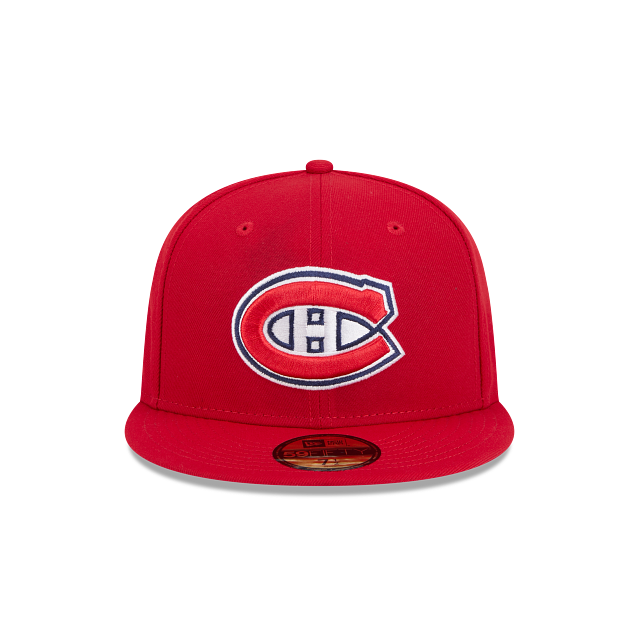 MONTREAL CANADIENS NEW ERA NHL 59FIFTY RED FITTED HAT