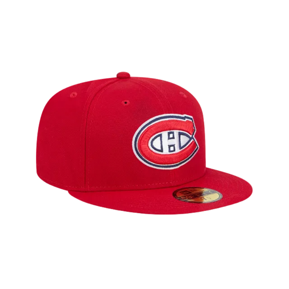 MONTREAL CANADIENS NEW ERA NHL 59FIFTY RED FITTED HAT