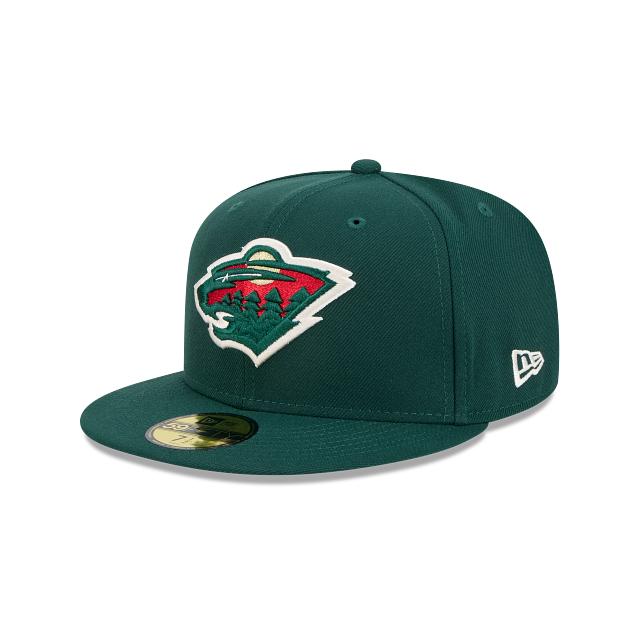 MINNESOTA WILD NEW ERA NHL 59FIFTY GREEN FITTED HAT
