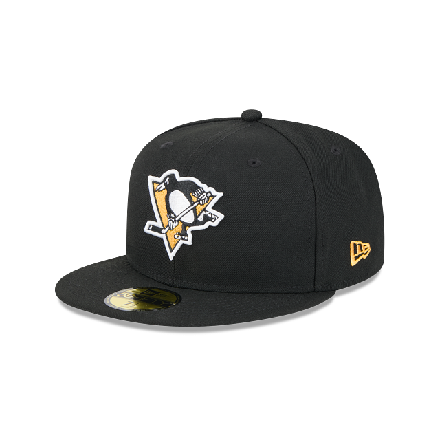 PITTSBURGH PENGUINS NEW ERA NHL 59FIFTY BLACK FITTED HAT