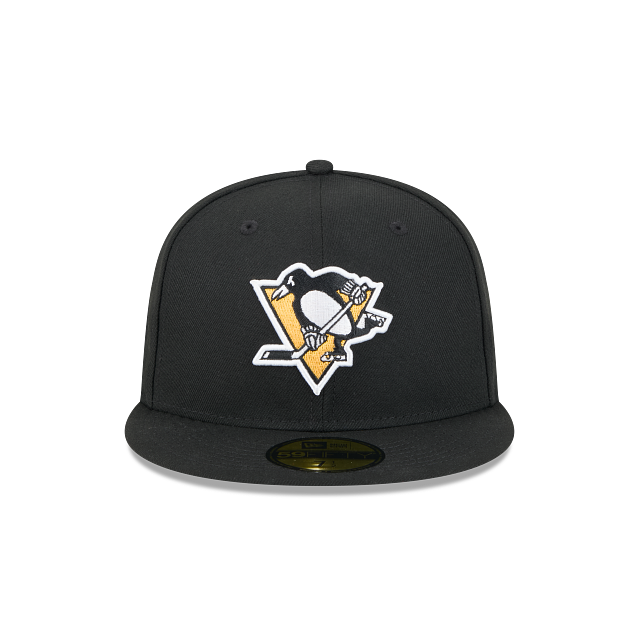 PITTSBURGH PENGUINS NEW ERA NHL 59FIFTY BLACK FITTED HAT