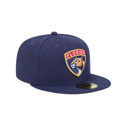 FLORIDA PANTHERS NEW ERA NHL 59FIFTY NAVY FITTED HAT