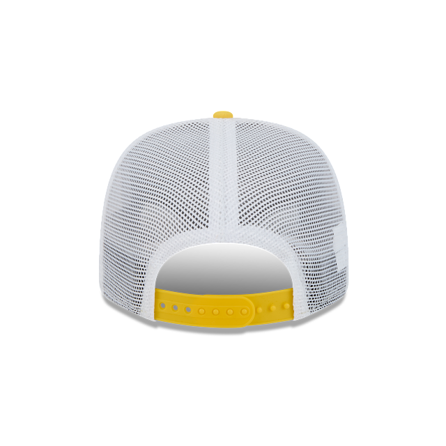 PITTSBURGH PIRATES 9SEVENTY NEW ERA YELLOW TRUCKER SNAPBACK HAT