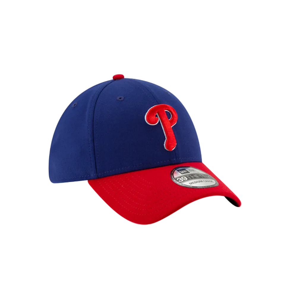PHILADELPHIA PHILLIES 39THIRTY NEW ERA MEDIUM/LARGE 2TONE BLUE/RED FITTED HAT
