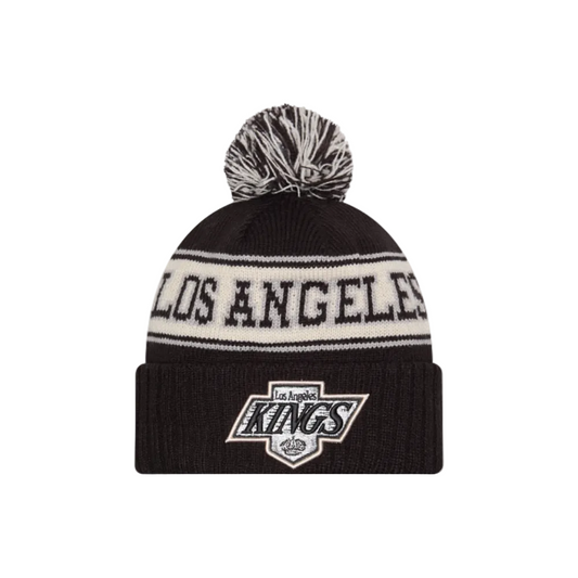 NEW ERA LOS ANGELES KINGS RETRO KNIT POM BEANIE