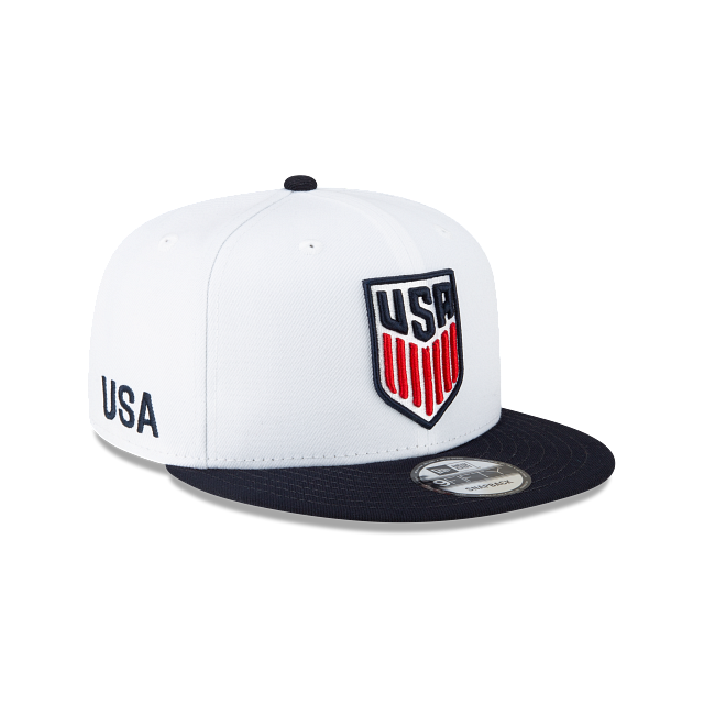 USA SOCCER NATIONAL TEAM 9FIFTY NEW ERA 2TONE WHITE/NAVY SNAPBACK HAT