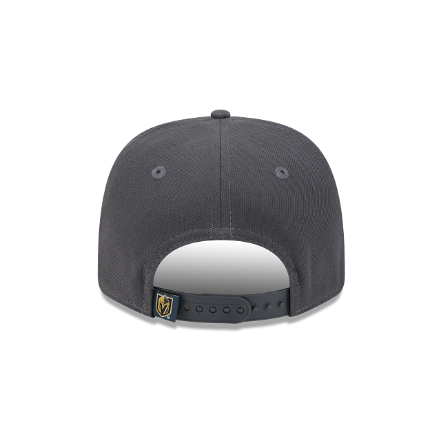 LAS VEGAS KNIGHTS NEW ERA NHL 9SEVENTY ADJUSTABLE GREY SNAPBACK HAT