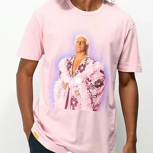 Enjoi The Nature Boy Rick Flair Premium T-Shirt Light Pink