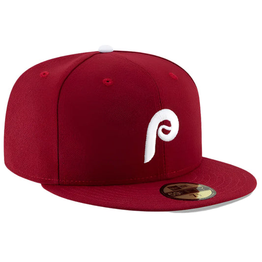 PHILADELPHIA PHILLIES 9FIFTY NEW ERA CARDINAL RED SNAPBACK HAT