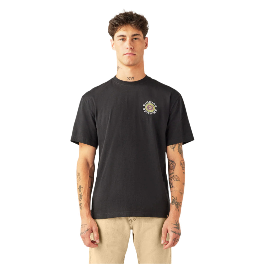 DICKIES X SPITFIRE GRAPHIC S/S T-SHIRT - BLACK