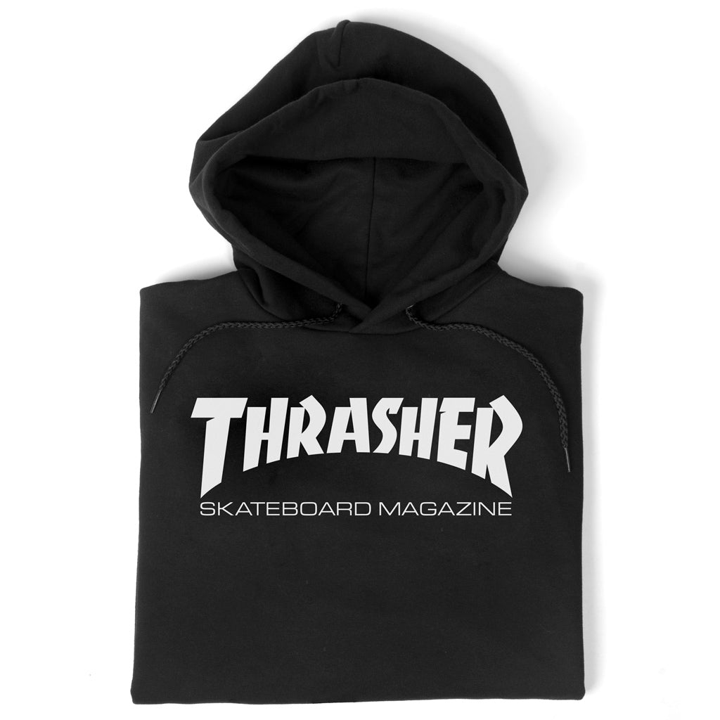 THRASHER SKATE MAG LOGO HOODIE - BLACK