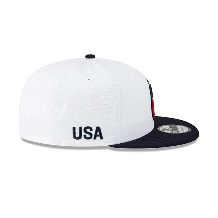 USA SOCCER NATIONAL TEAM 9FIFTY NEW ERA 2TONE WHITE/NAVY SNAPBACK HAT